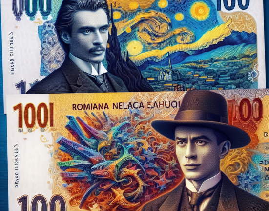 Bancnotele de 100 lei si de 200 lei