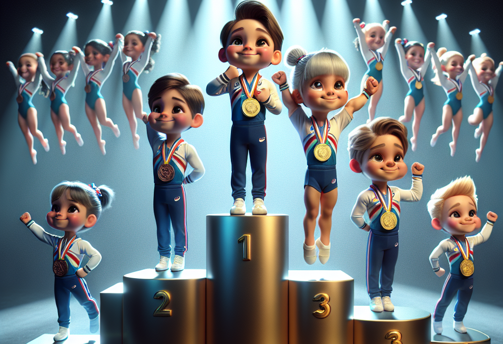 Micile gimnaste castiga medalii de aur argint si bronz