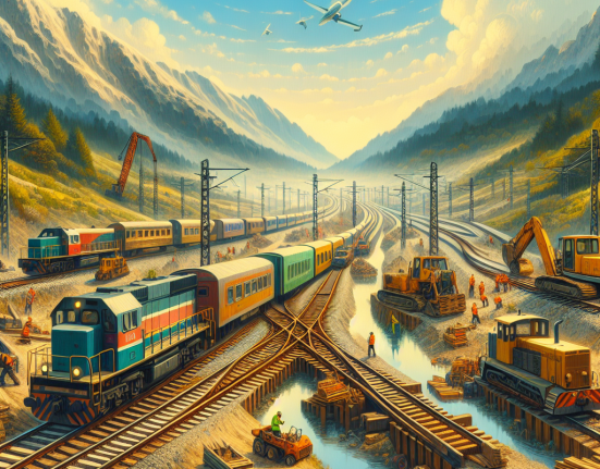 Mersul trenurilor afectat de lucrarile de pe Valea Oltului