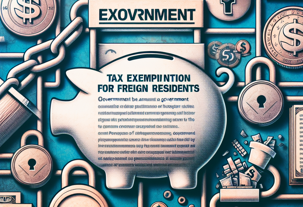 Scutire de taxe pentru rezidentii straini. Anuntul Guvernului
