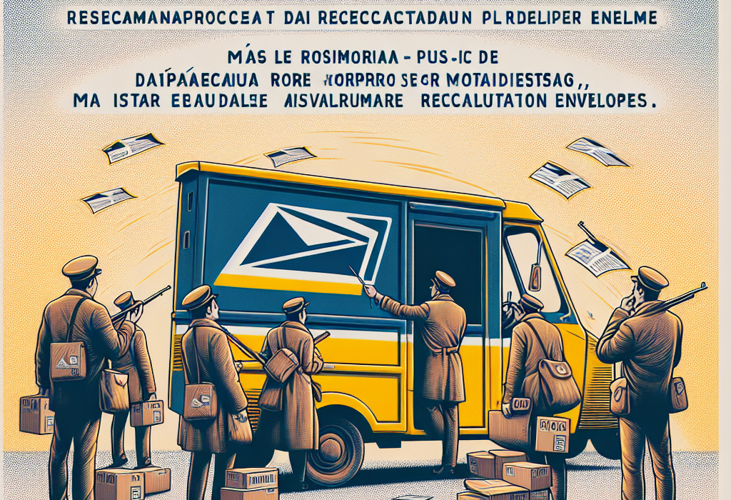 Anunt de la Posta Romana distribuire plicuri RECALCULARE maine