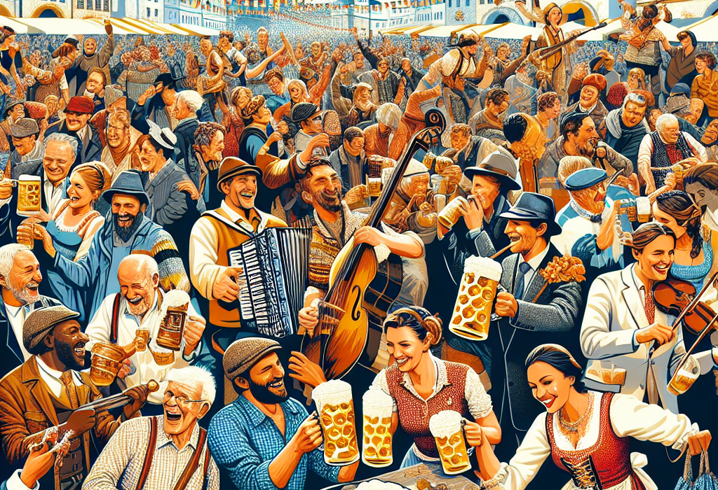 Distractie la Festivalul Berii in Targu Jiu