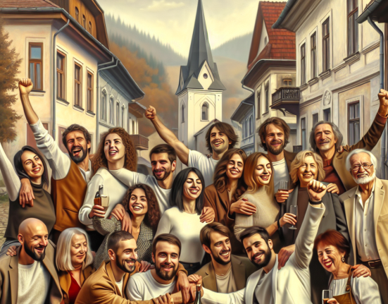 Fratele si partenerii sai sarbatoresc 10 ani in Rimetea Alba