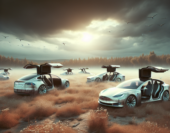 Misterul masinilor Tesla abandonate pe un camp din 2024