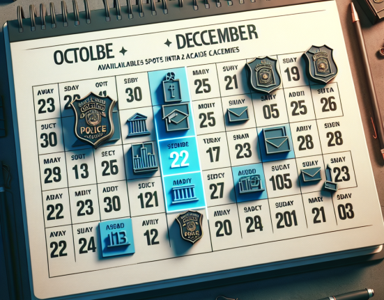 Calendarul si locurile disponibile admitere in scolile de politie octombrie decembrie 2024