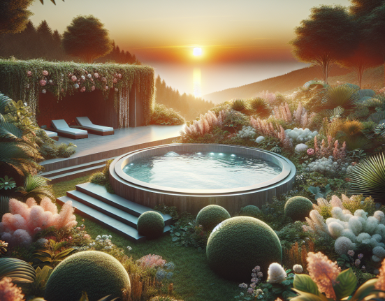 Transforma ti gradina cu un jacuzzi de exterior ingropat