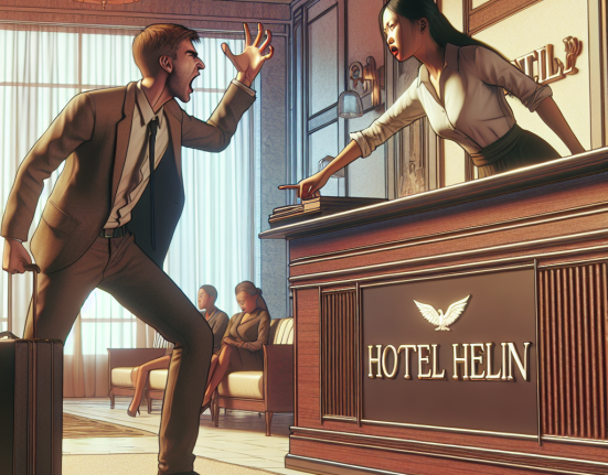 La Hotelul Helin din Craiova un nebun a atacat receptionera