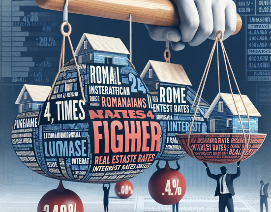 Romanii platesc dobanzi imobiliare de 4 ori mai mari