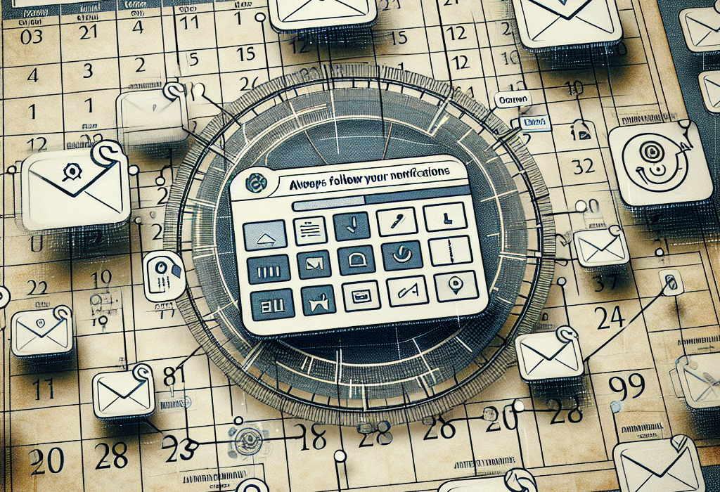 Urmeaza intotdeauna calendarul si seteaza ti notificari