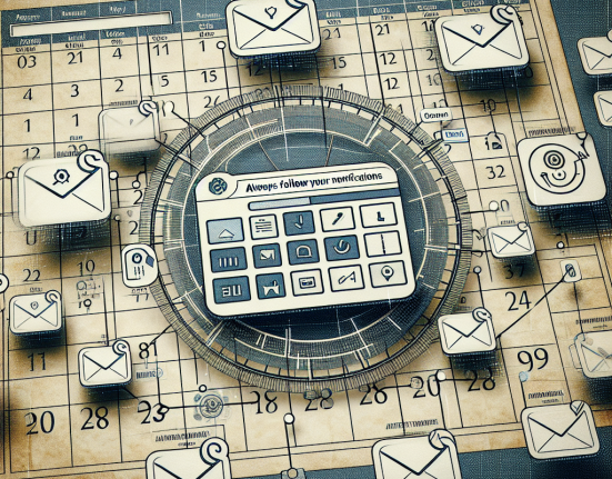 Urmeaza intotdeauna calendarul si seteaza ti notificari