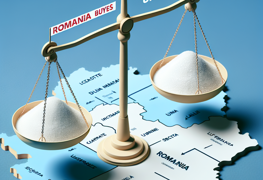 Romania cumpara cel mai mult zahar din Ucraina