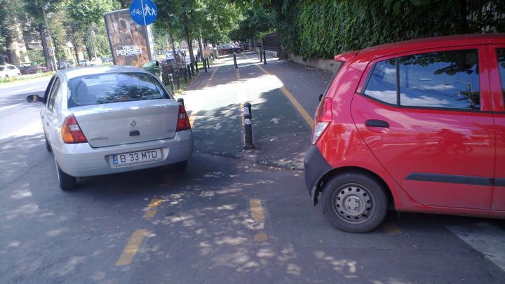 Cod Rutier 2025 Amenda pentru parcare pe pista de biciclete